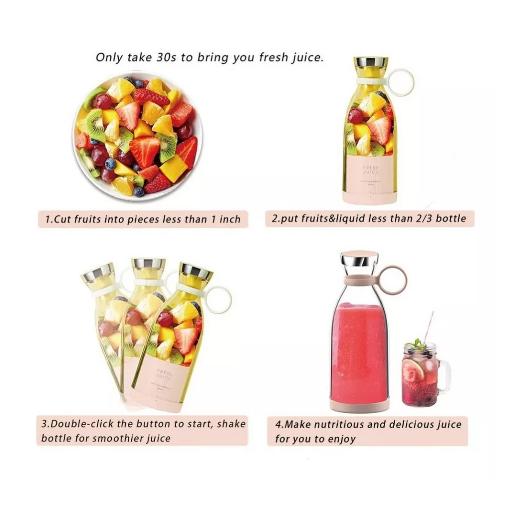 Licuadora Portátil Jugo Fresco Mini Licu