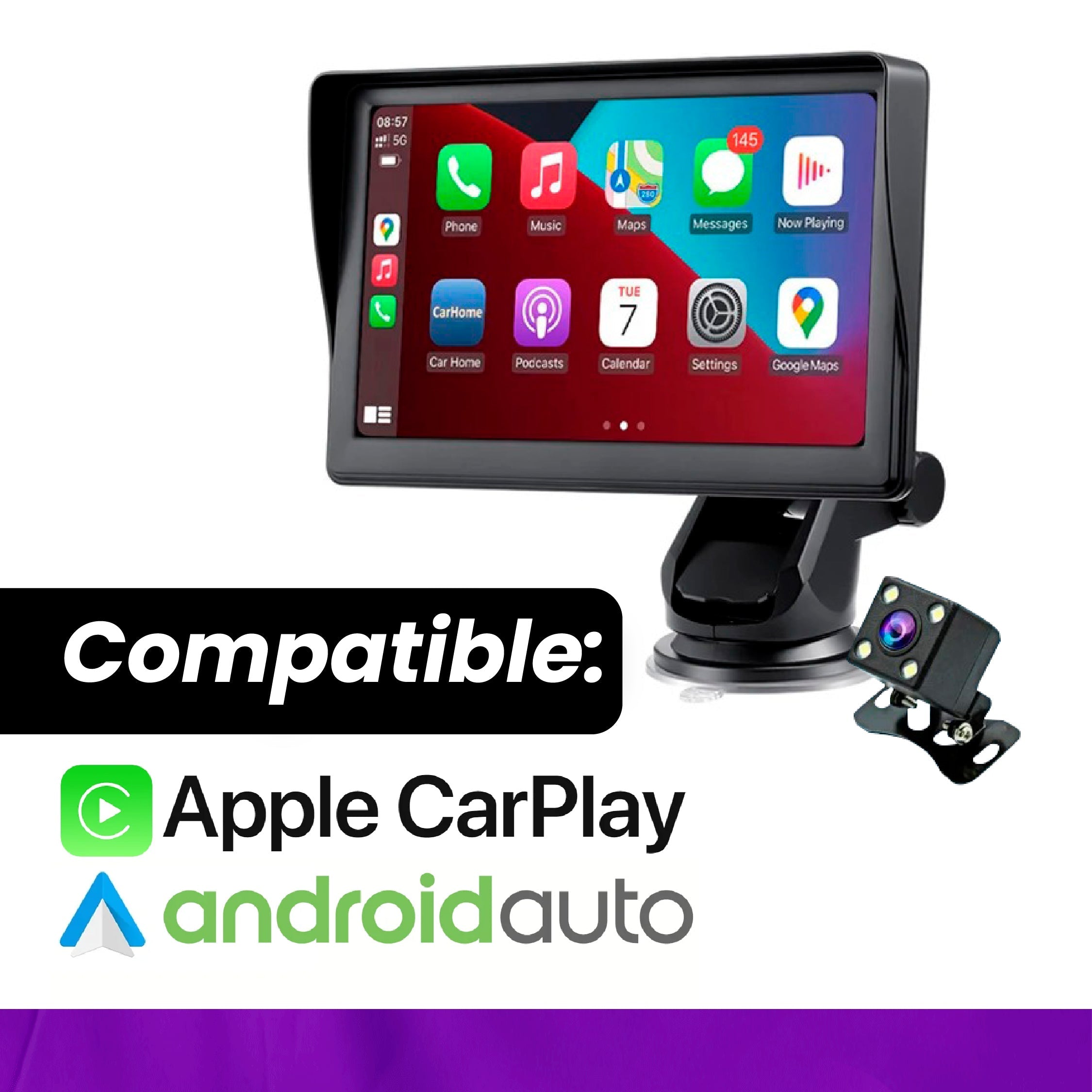 CarPro™ ¡Pantalla HD que eleva el valor y la comodidad!