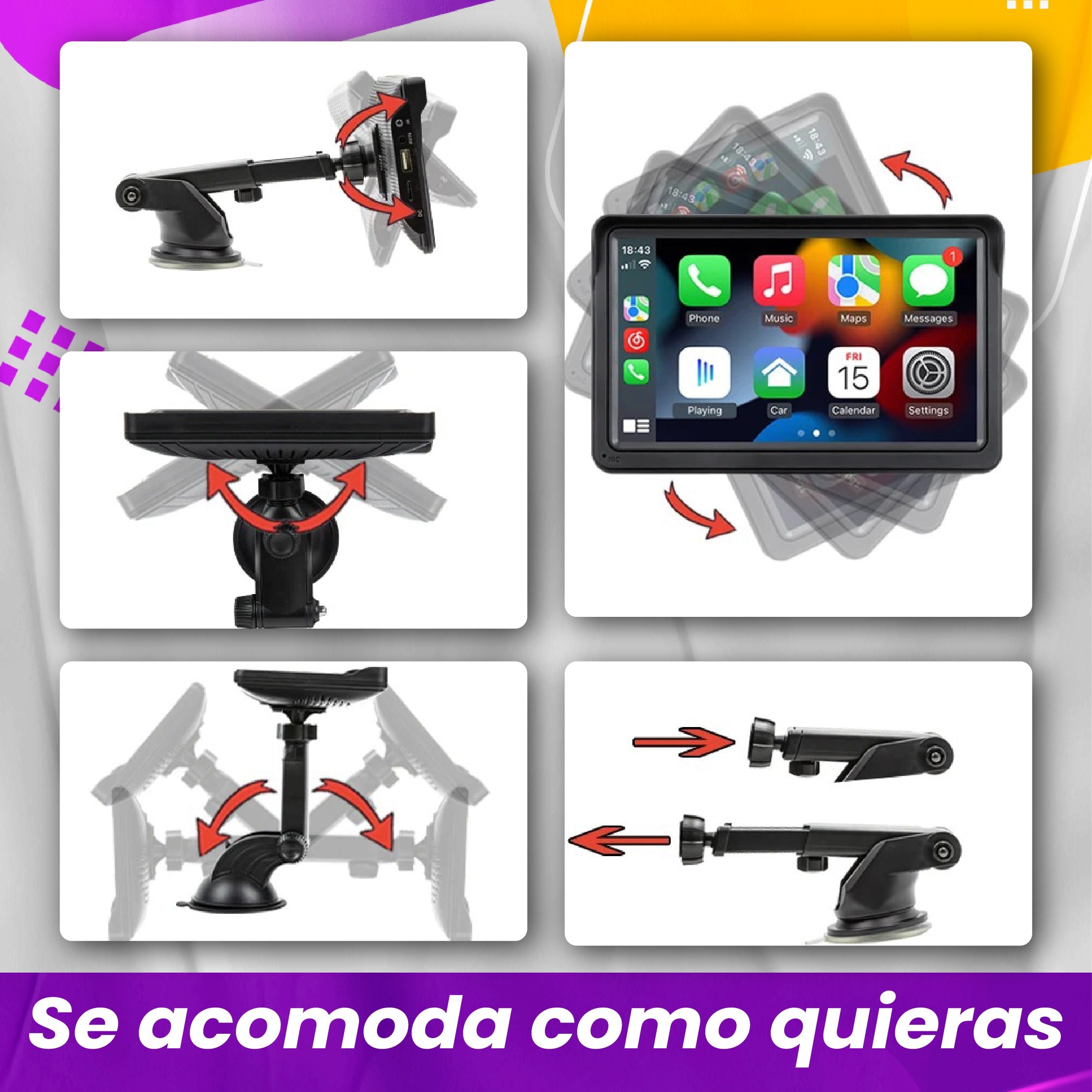 CarPro™ ¡Pantalla HD que eleva el valor y la comodidad!