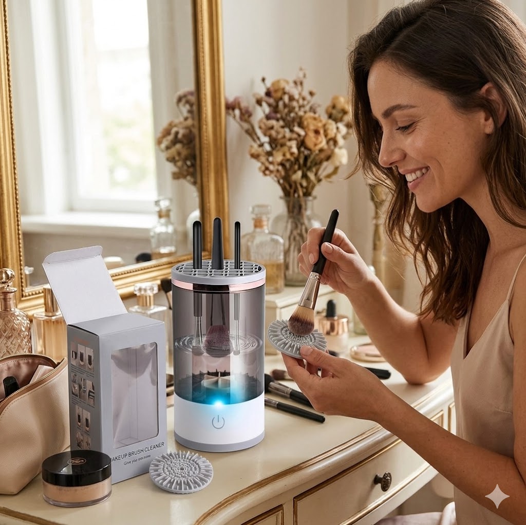 Lavadora Brochas Mas Set 18pcs Manicura